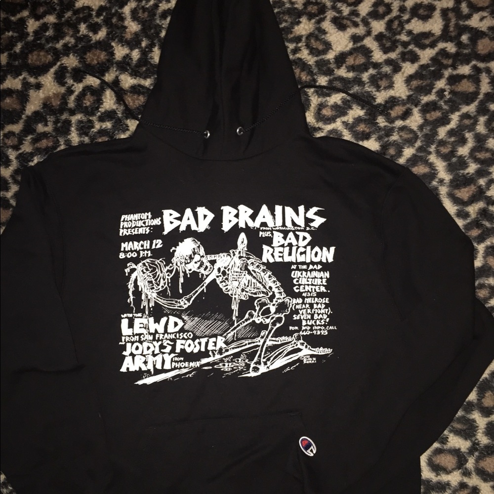 Bad Brains Flyer Pullover Hoodie